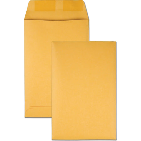 Quality Park Catalog Mailing Envelopes - #1 Size 6x9 - 28 lb Kraft - 100/Box - Large Format