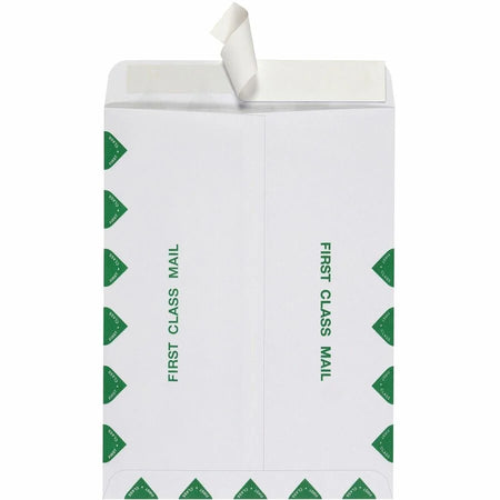 Quality Park Catalog Mailing Envelopes - Redi-Strip Self-Seal - 9x12 - 28lb - White - 100/Box - Large Format
