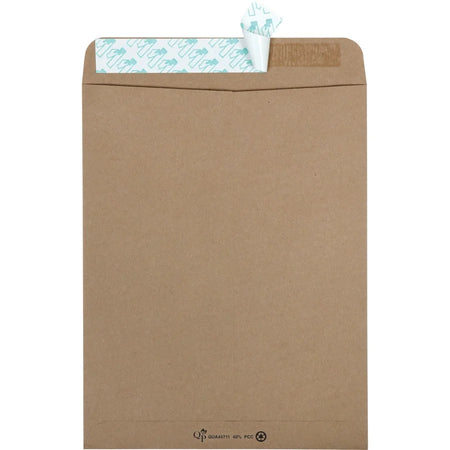 Quality Park Catalog Mailing Envelopes - Redi-Strip Self-Seal - 9x12 - Kraft - 100/Box - Large Format