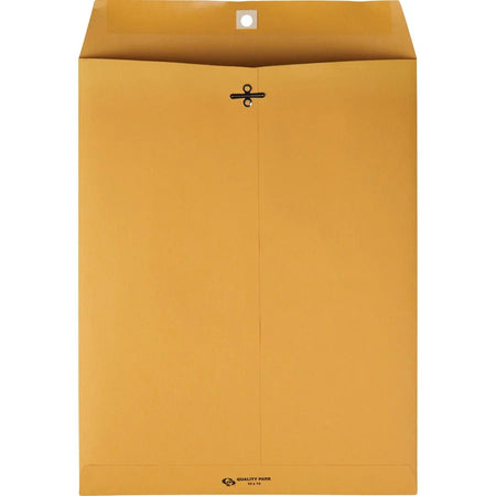 Quality Park Clasp Envelopes - 10’’ x 13’’ - Moisture-Activated Adhesive - 100/Box