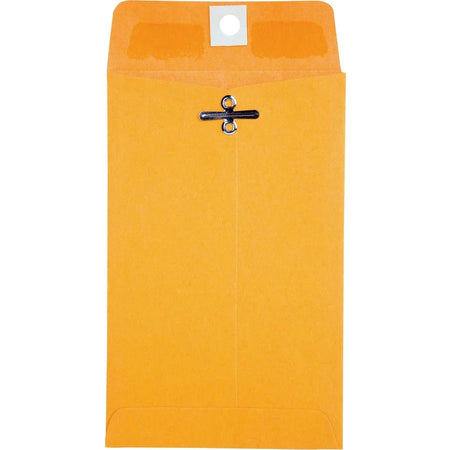 Quality Park Clasp Envelopes - #15 - 4x6.375 - 28 lb - Kraft - 100/Box