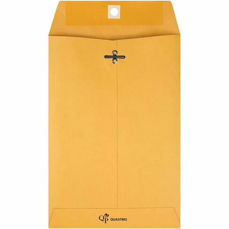 Quality Park Clasp Envelopes - #63 6.5x9.5 28lb Kraft - 100/Box