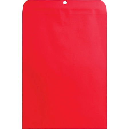 Quality Park Clasp Envelopes - #90 - 9x12 - 28 lb - Red - 10/Pack