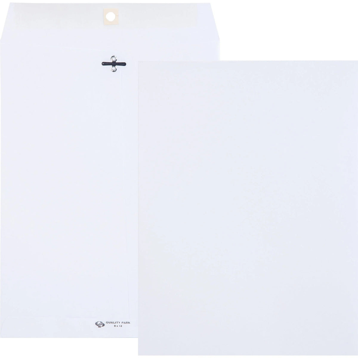 Quality Park Clasp Envelopes - #90 9x12 28lb - White - 100/Box