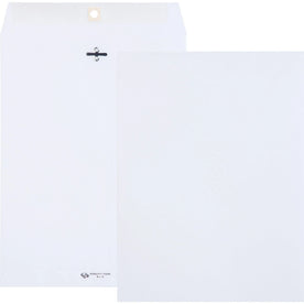 Quality Park Clasp Envelopes - #90 9x12 28lb - White - 100/Box