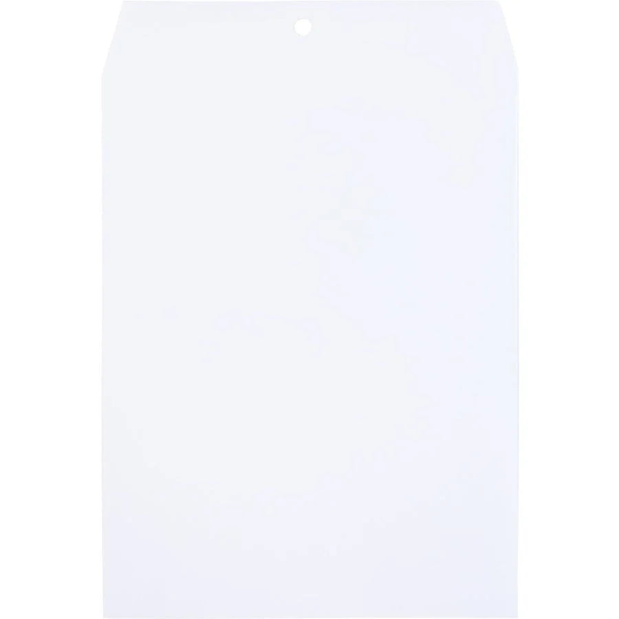 Quality Park Clasp Envelopes - #90 9x12 28lb - White - 100/Box