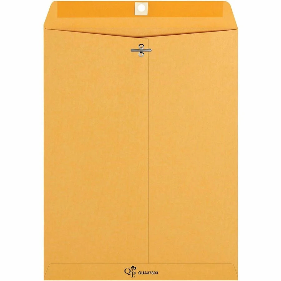Quality Park Clasp Envelopes - #93 9.5x12.5 28lb Kraft - 100/Box