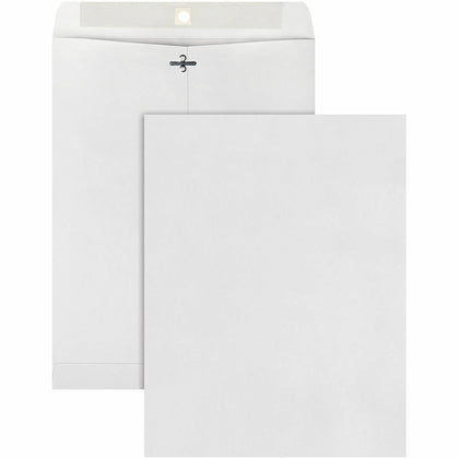 Quality Park Clasp Envelopes - #97 - 10x13 - 28 lb - Gray Kraft - 100/Box
