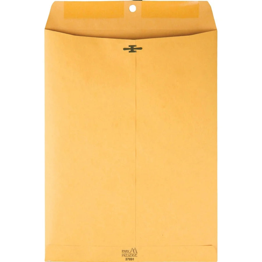 Quality Park Clasp Envelopes - 9x12 High Bulk Deeply Gummed Flaps
