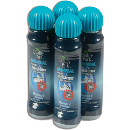 Quality Park Dab-N-Seal Envelope Moistener: Fast-Drying Adhesive - 4/Pack - Packing Supplies