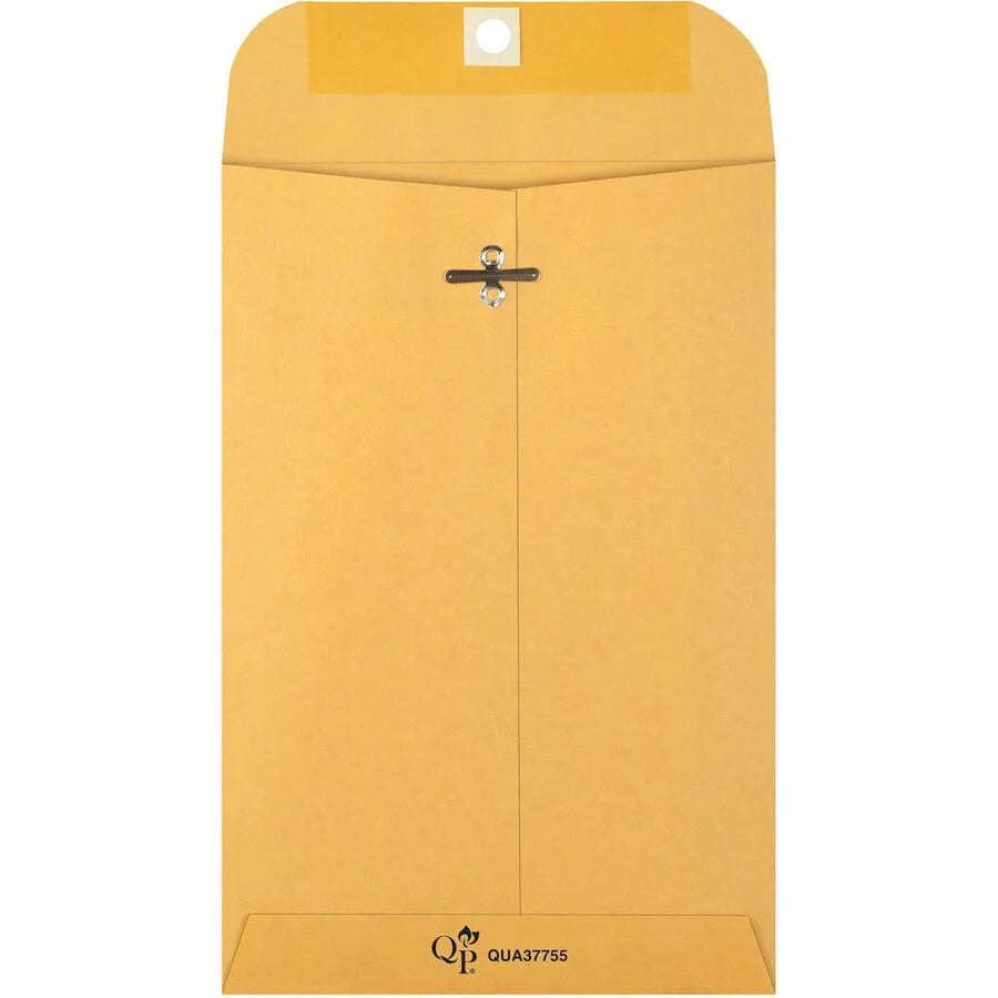 Quality Park Extra Heavy-duty Kraft Clasp Envelopes - #55 - 6x9 - 32 lb - 100/Box