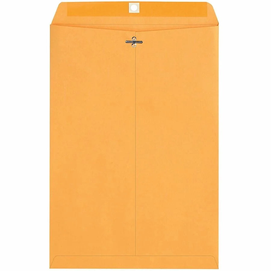 Quality Park Heavy-Duty Clasp Envelopes - #98 - 10x15 - 32 lb - Brown Kraft - 100/Box