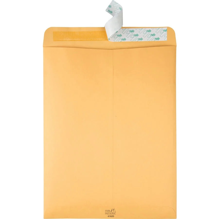 Quality Park Hi Bulk Catalog Envelopes - Self-Seal Closure - Brown Kraft - 250/Carton - Large Format