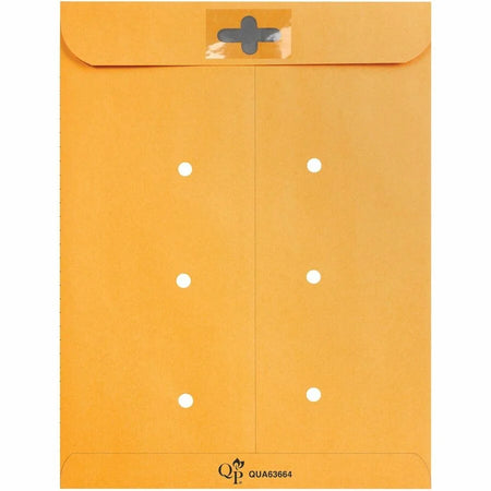 Quality Park Inter-Departmental Envelopes: 10x13 Resealable Closure 32 lb - Light Brown Kraft - 100/Box