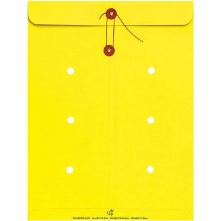Quality Park Inter-Departmental Envelopes - 10x13 - String/Button - Yellow - Interdepartmental