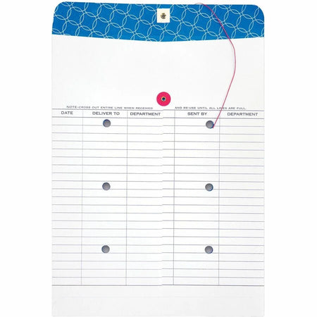 Quality Park Inter-Departmental Envelopes - #13 1/2 - 10’’ x 13’’ - 28 lb - White - Interdepartmental