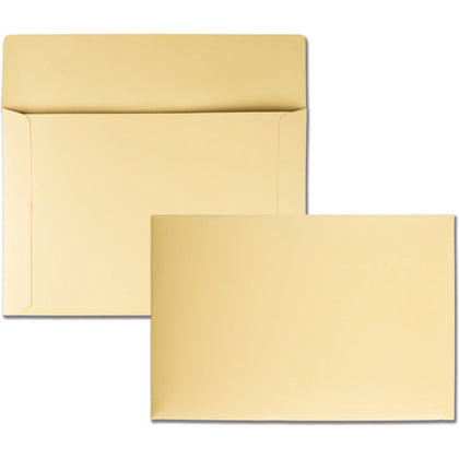 Quality Park K739 Index Flat File - 10x14.75’’ - 110 lb - Cameo - 100/Box - Filing Jackets & Pockets