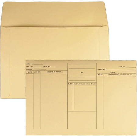 Quality Park Legal Envelopes - Reusable Document Storage - Buff - 100/Box - Business