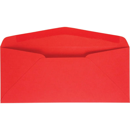 Quality Park No. 10 Bright Red Envelopes - Business Essentials