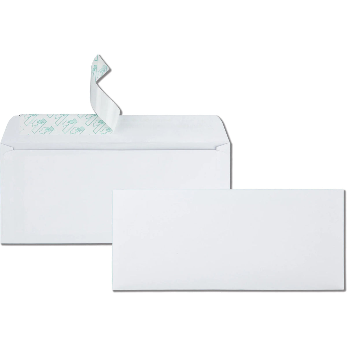 Quality Park No. 10 Business Envelopes: Redi-Strip Self-Seal 4 1/8’’ x 9 1/2’’ 24 lb - White Wove - Envelopes