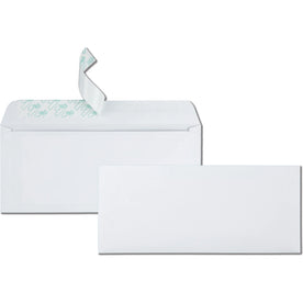 Quality Park No. 10 Business Envelopes: Redi-Strip Self-Seal 4 1/8’’ x 9 1/2’’ 24 lb - White Wove - Envelopes