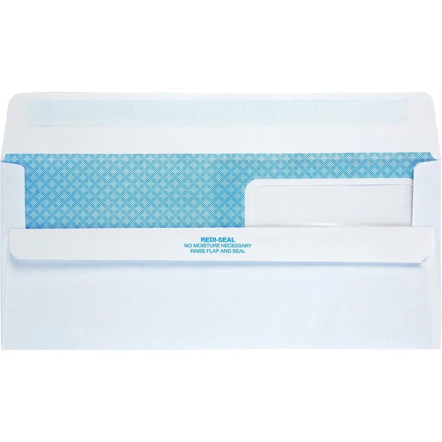 Quality Park No. 10 Double Window Security Envelopes - Self-Seal Closure - 500/Box - Business