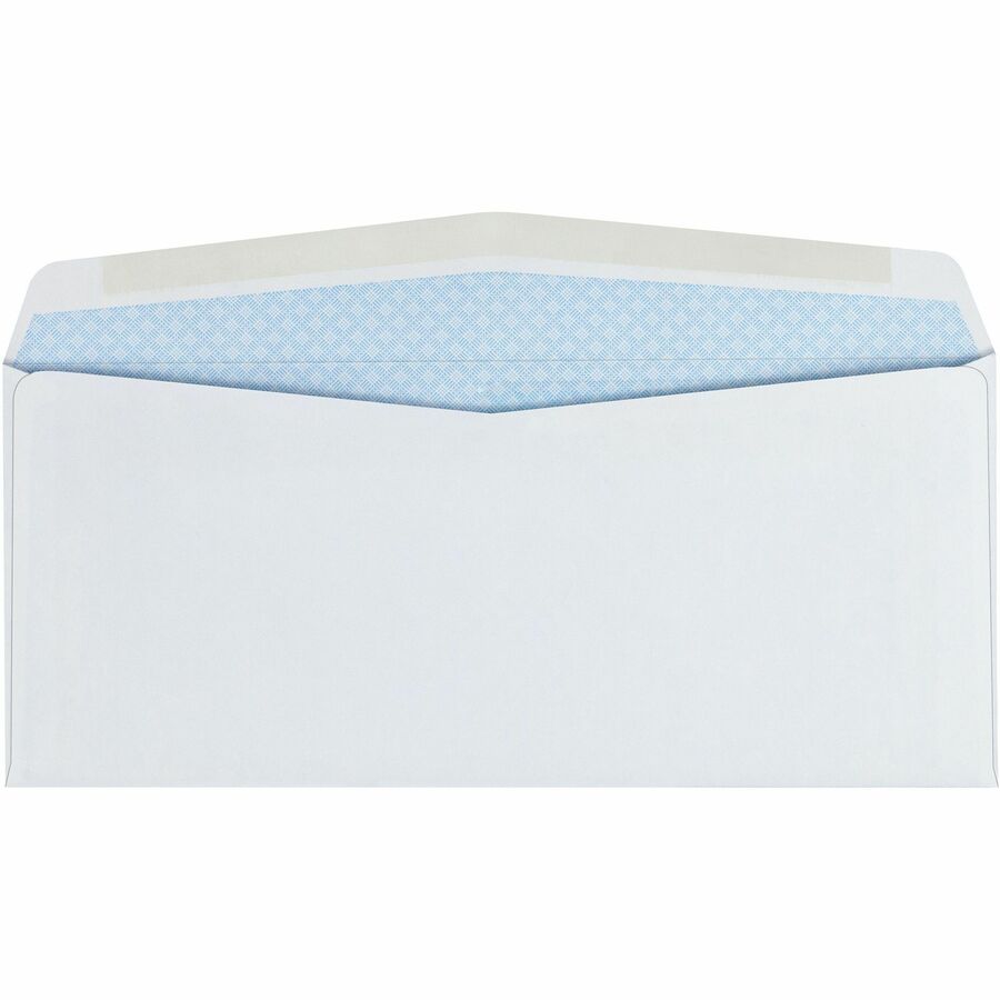 Quality Park No. 10 Double Window Security Tint Envelopes - Rear