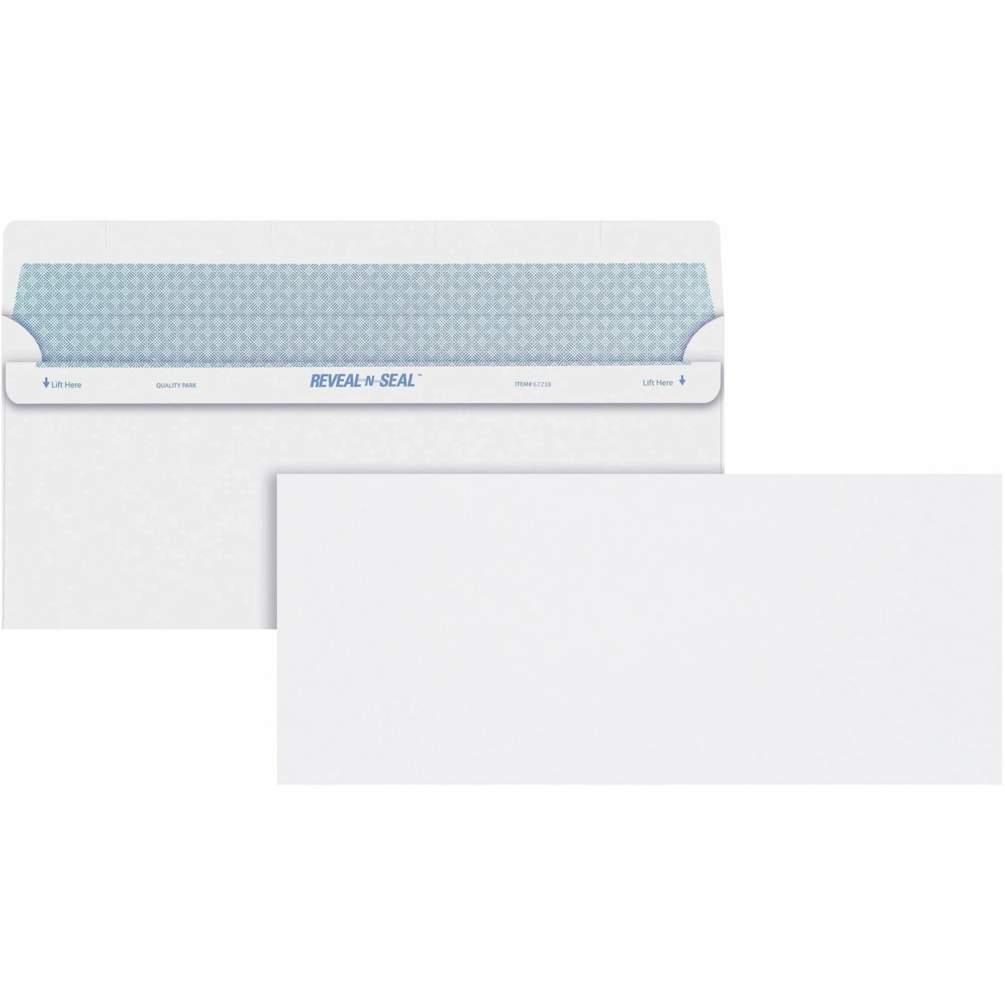 Quality Park No. 10 Security Envelopes with Reveal-N-Seal® Closure - 500/Box - Business