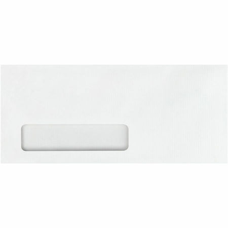 Quality Park No. 10 Single Window Business Envelopes with Embossed Ridges - Front