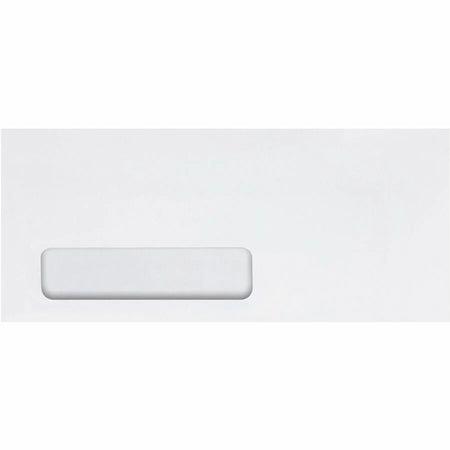 Quality Park No. 10 Single Window Envelopes - Self-Seal Closure - White Wove - 500/Box - Business