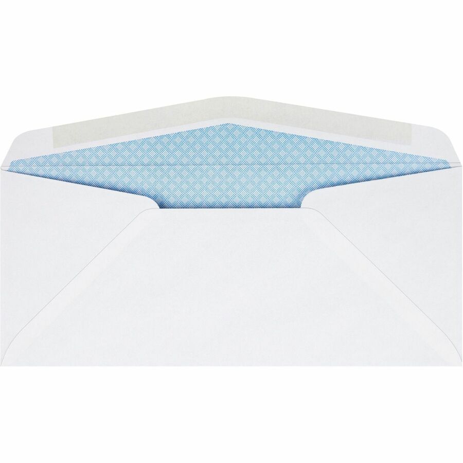 Quality Park No. 10 Single Window Security Tint Envelopes - Rear
