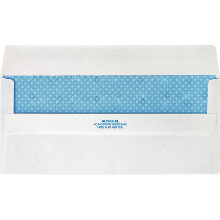 Quality Park No. 10 Single Window Security Tinted Business Envelopes with a Self-Seal Closure - Rear