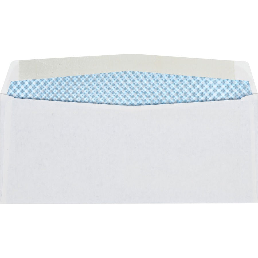 Quality Park No. 8-5/8 Double Window Security Tint Envelopes - Rear