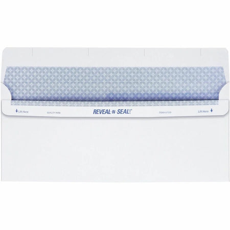 Quality Park No. 9 Double Window Envelopes - Tamper-Evident Seal - 500/Box - Business
