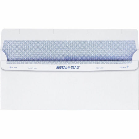Quality Park No. 9 Double Window Envelopes with Tamper-Evident Seal - Rear