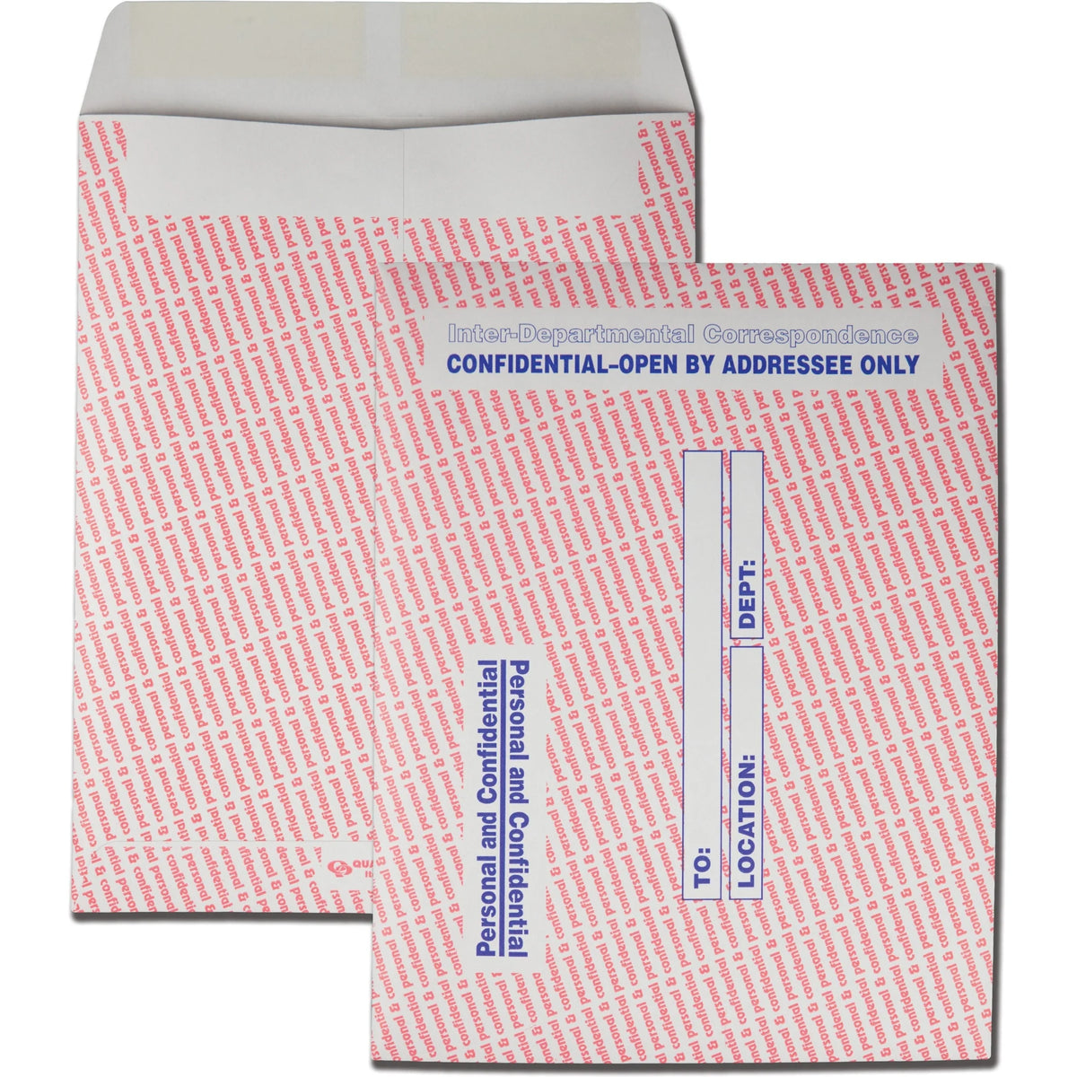 Quality Park Personal & Confidential Inter-Departmental Envelopes - 10x13 - 28 lb - Kraft - 100/Box - Interdepartmental