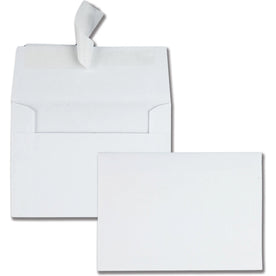 Quality Park Photo Envelopes: Self-Seal 4.5’’ x 6.25’’ 24 lb White - 50/Box - Stationery Envelopes