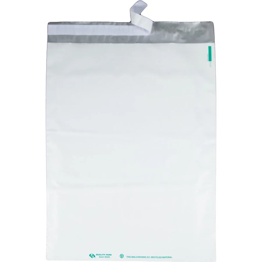 Quality Park Poly Catalog Mailing Envelopes - 14x19 - Self-sealing - White - 100 Pack