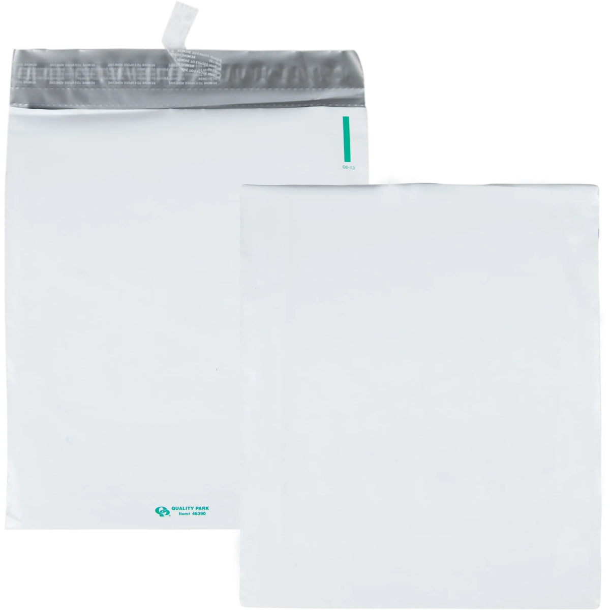 Quality Park Poly Expansion Mailers - 11x13 - 2’’ Gusset - Self-sealing - White - 100/Carton