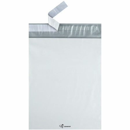 Quality Park Poly Shipping Mailers: Self-Seal Closure Catalog #13 10x13 White - 100 Pack - Mailers