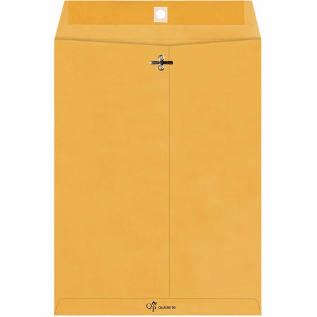 Quality Park Recycled Clasp Envelopes - 9x12 - 28 lb - Brown Kraft - 100/Box