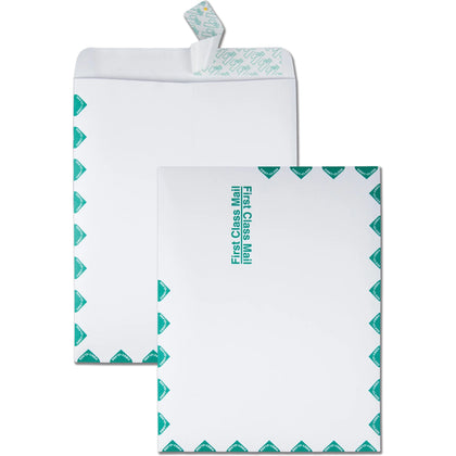 Quality Park Redi-Strip First Class Envelopes - 10x13 - 28 lb - White - Large Format / Catalog