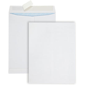 Quality Park Redi Strip Security Envelopes - #13 1/2 - White - 100/Box - Business