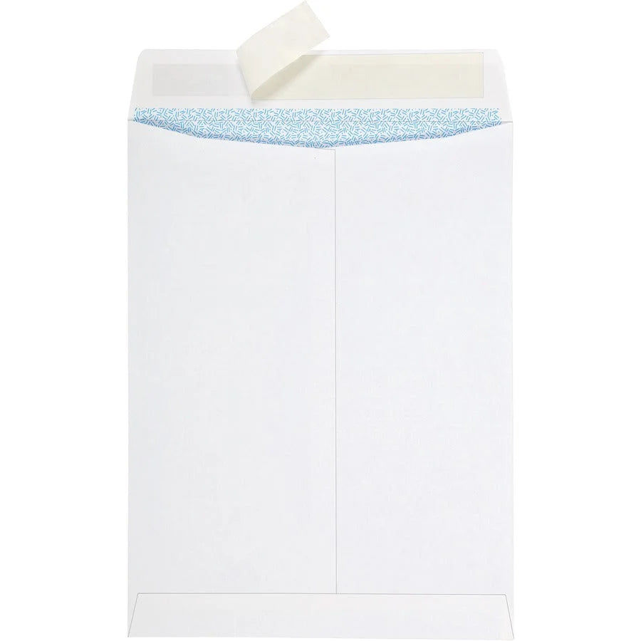 Quality Park Redi Strip Security Envelopes - 9x12 - White - 100/Box - Business
