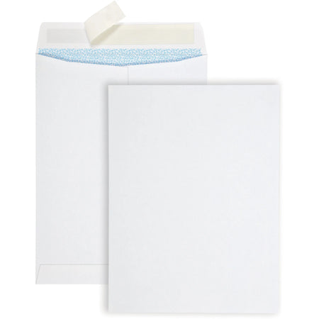 Quality Park Redi Strip Security Envelopes - 9x12 - White - 100/Box - Business