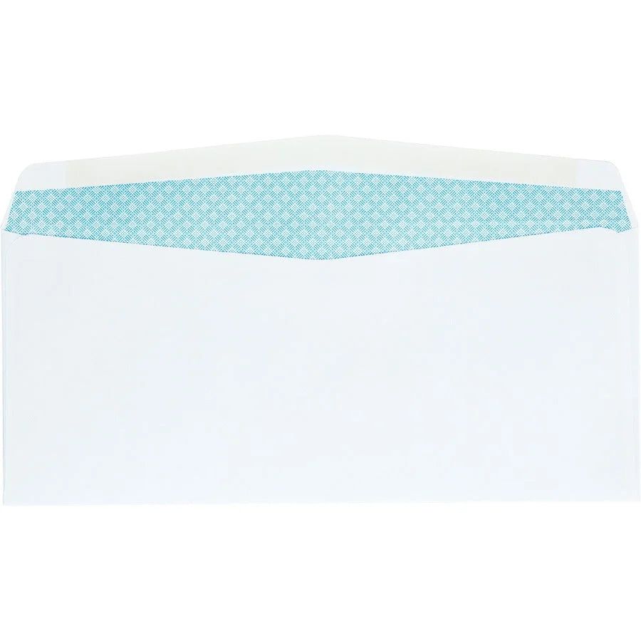 Quality Park Security Tint Business Envelopes - #10 - White Wove - 24 lb - 500/Box
