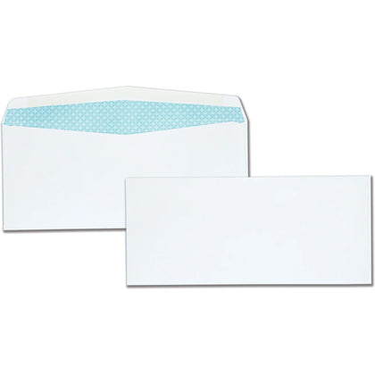 Quality Park Security Tint Business Envelopes - #10 - White Wove - 24 lb - 500/Box