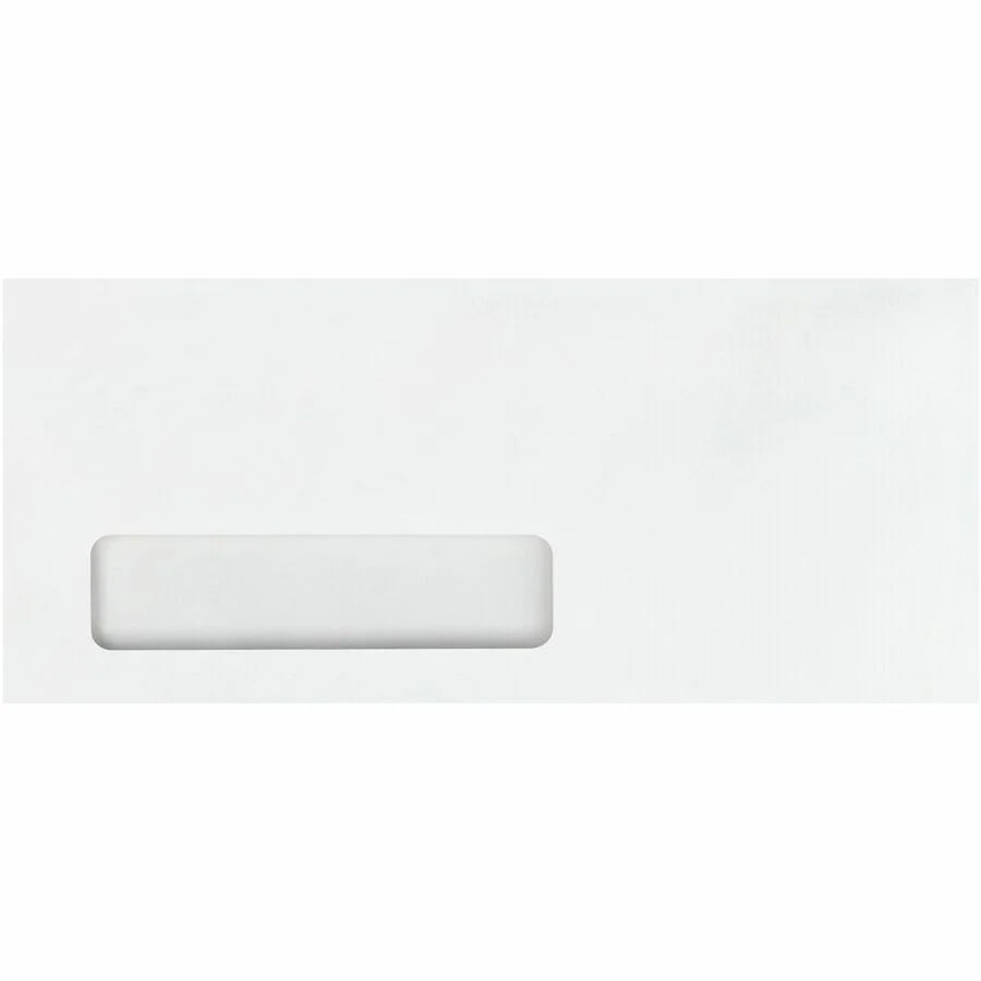 Quality Park Single Window Business Envelopes - Embossed Ridges - 500/Box
