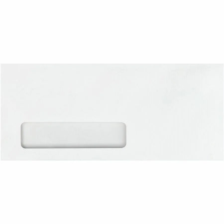 Quality Park Single Window Business Envelopes - Embossed Ridges - 500/Box