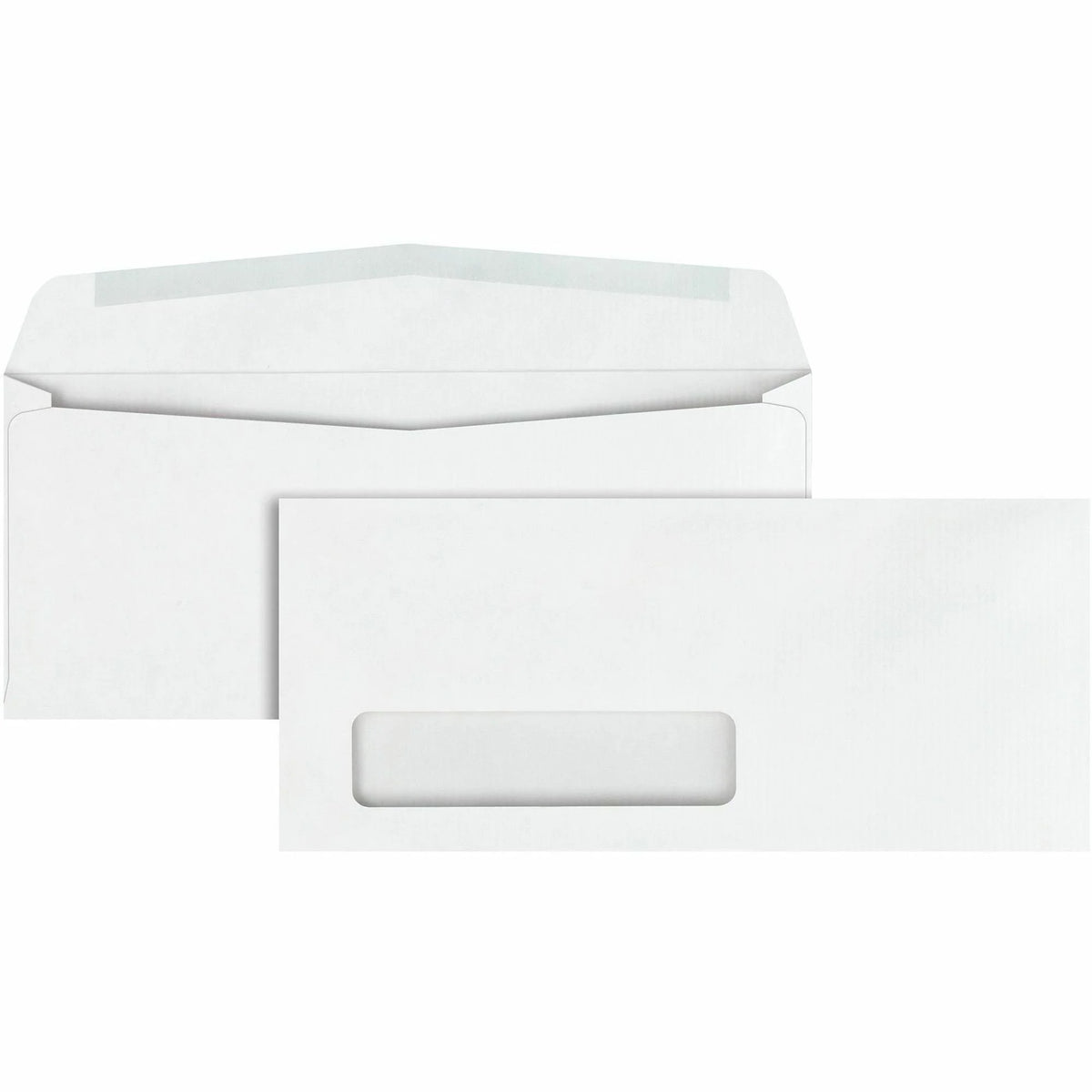 Quality Park Single Window Business Envelopes - Embossed Ridges - 500/Box